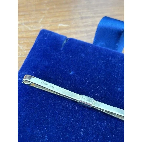 Dior 12k Gold Filled Tie Bar/ Clip